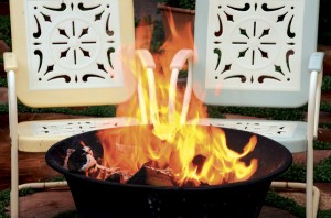Courtyard Camp Fire at El Portal Sedona